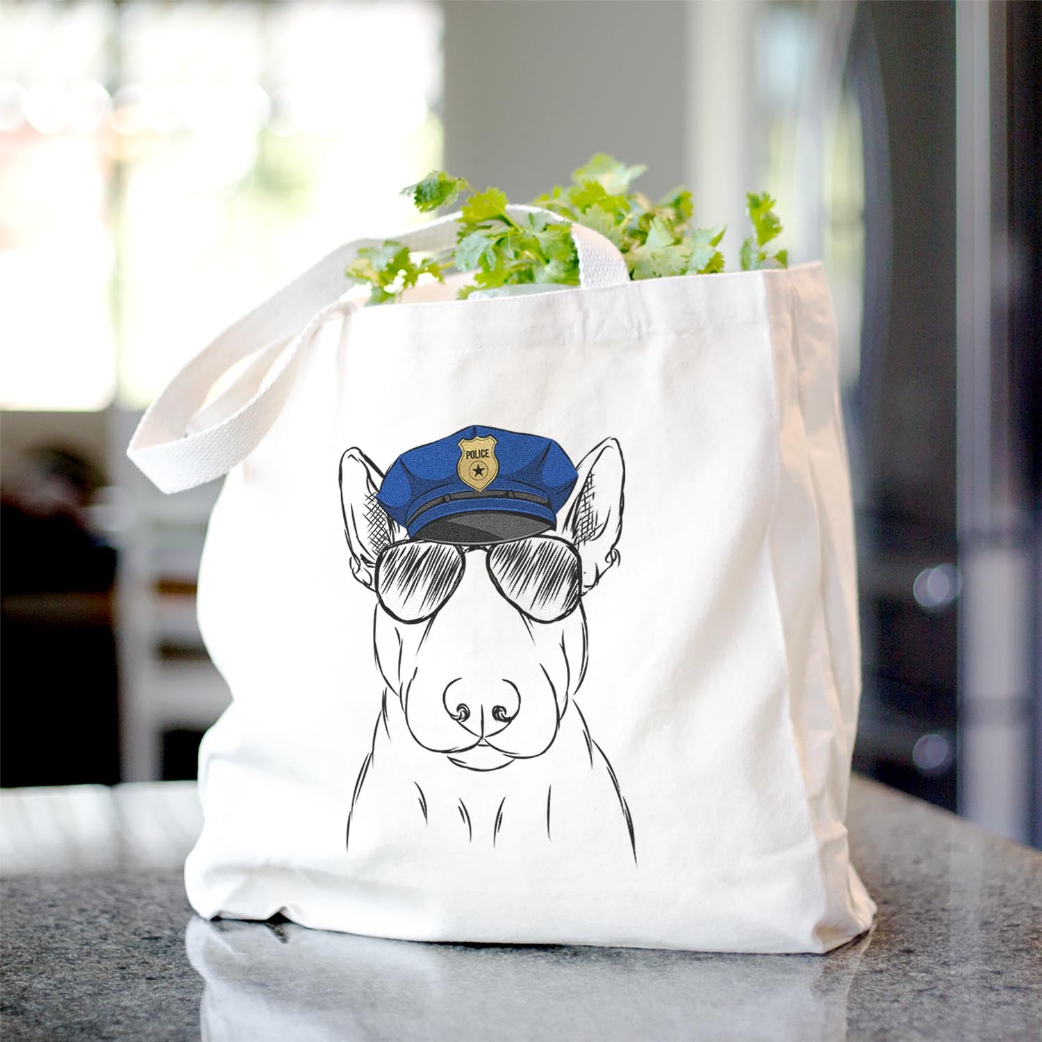 Jett the Bull Terrier - Tote Bag