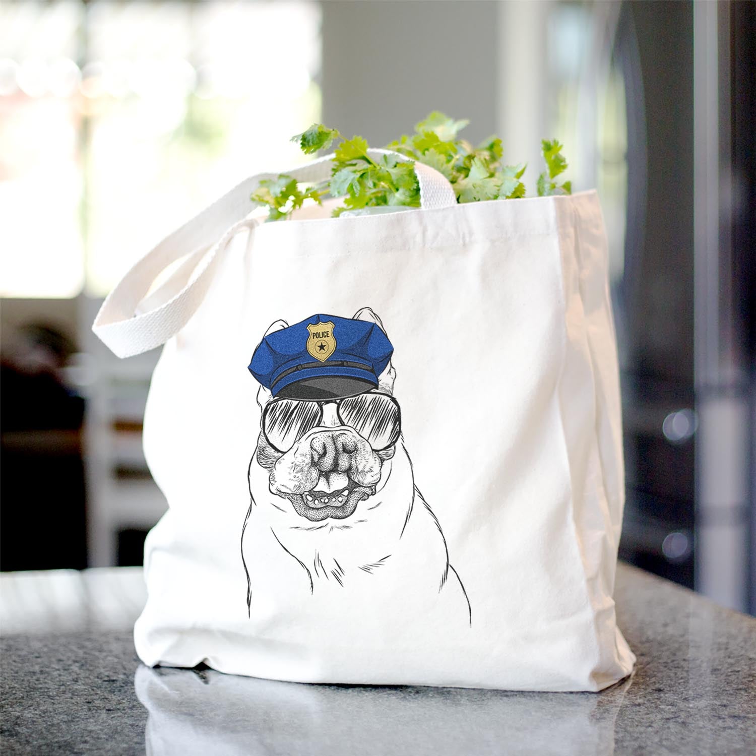 Lentil the French Bulldog - Tote Bag