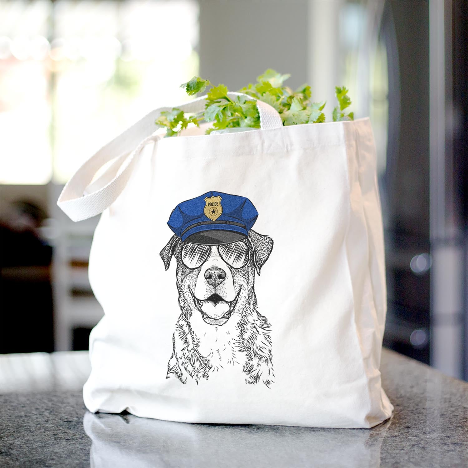 Leon the Greater Swiss Mountain Dog - Tote Bag