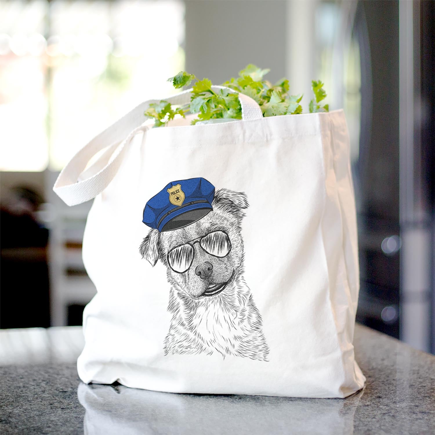Loki Bear the Australian Cattle Dog Mix - Tote Bag