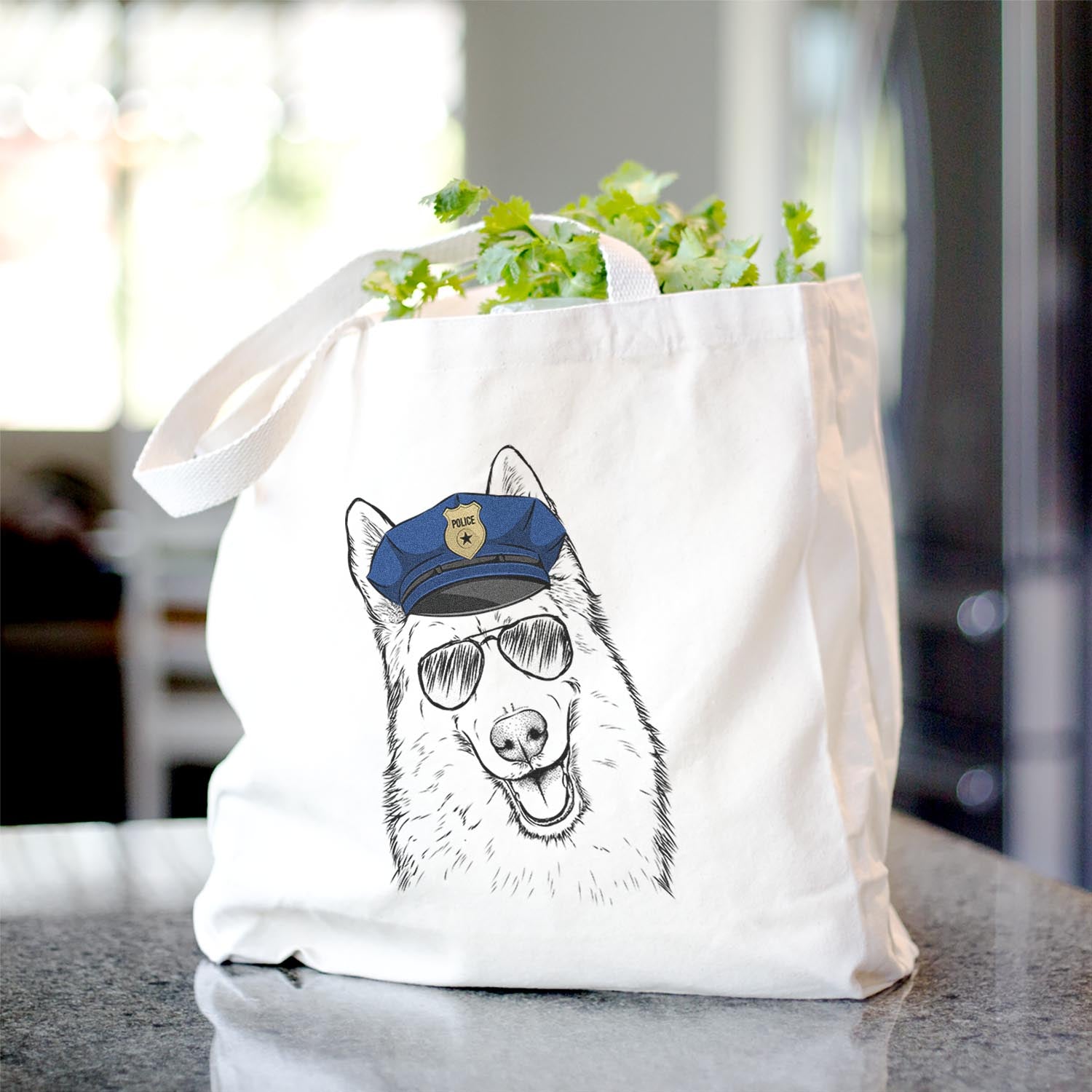 Loki the Husky Shepherd Mix - Tote Bag