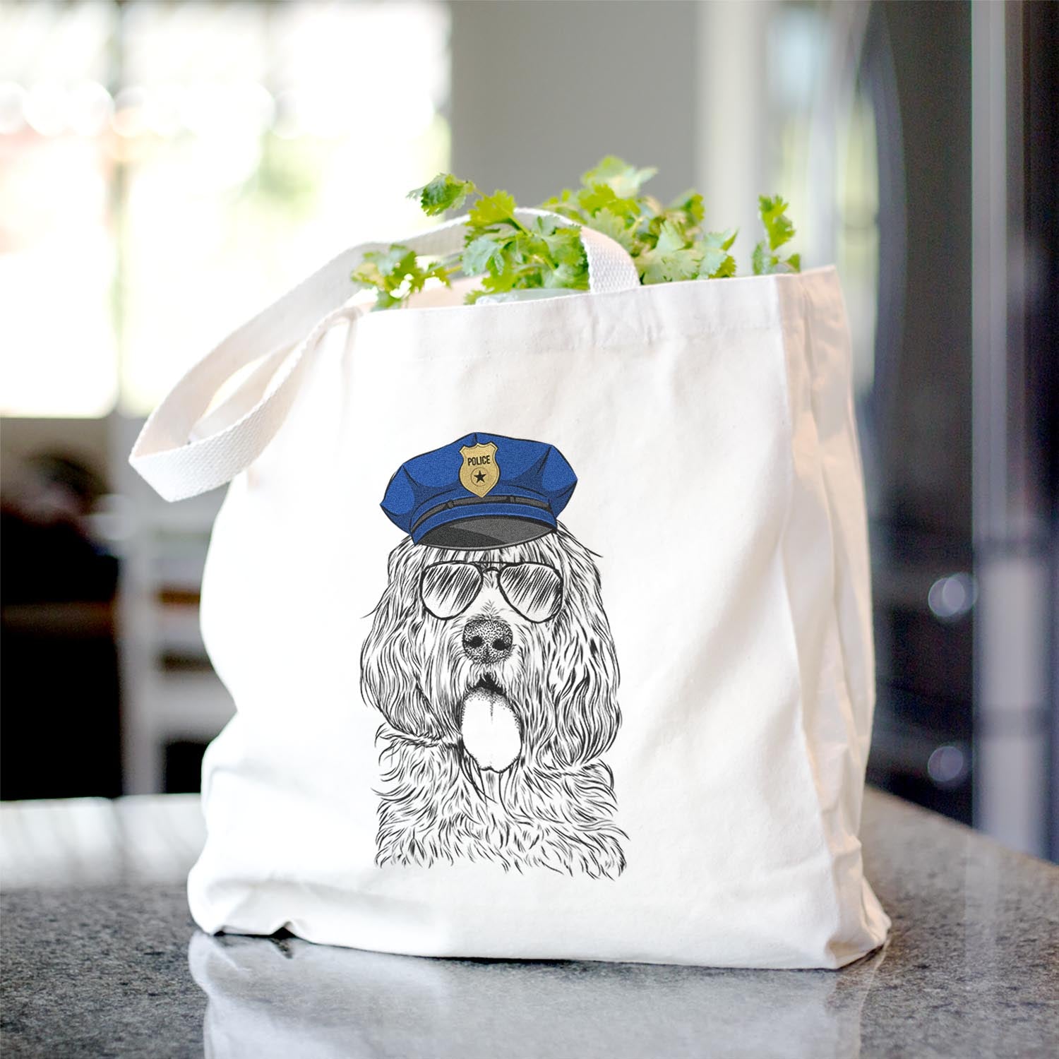 Lou the Otterhound - Tote Bag