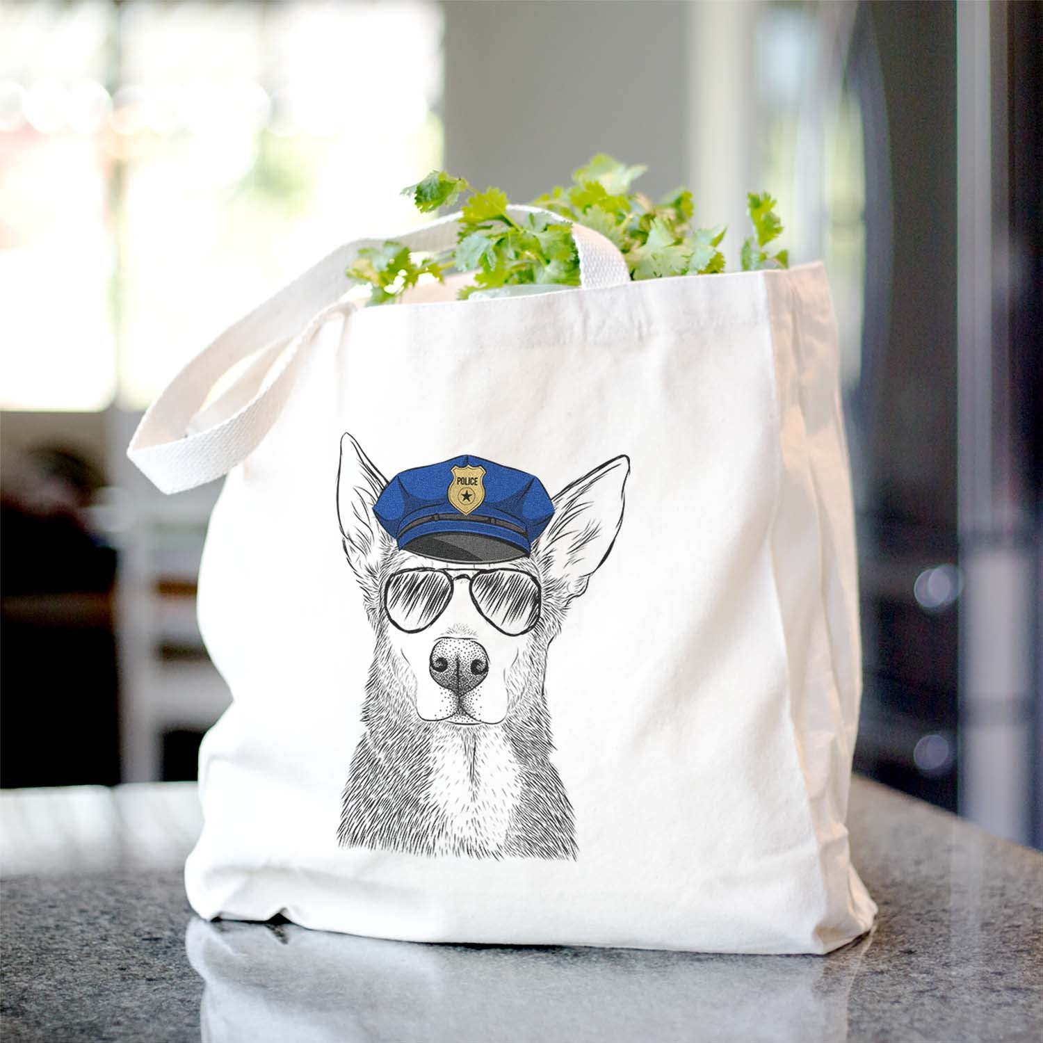 Misty the German Shepherd Mix - Tote Bag