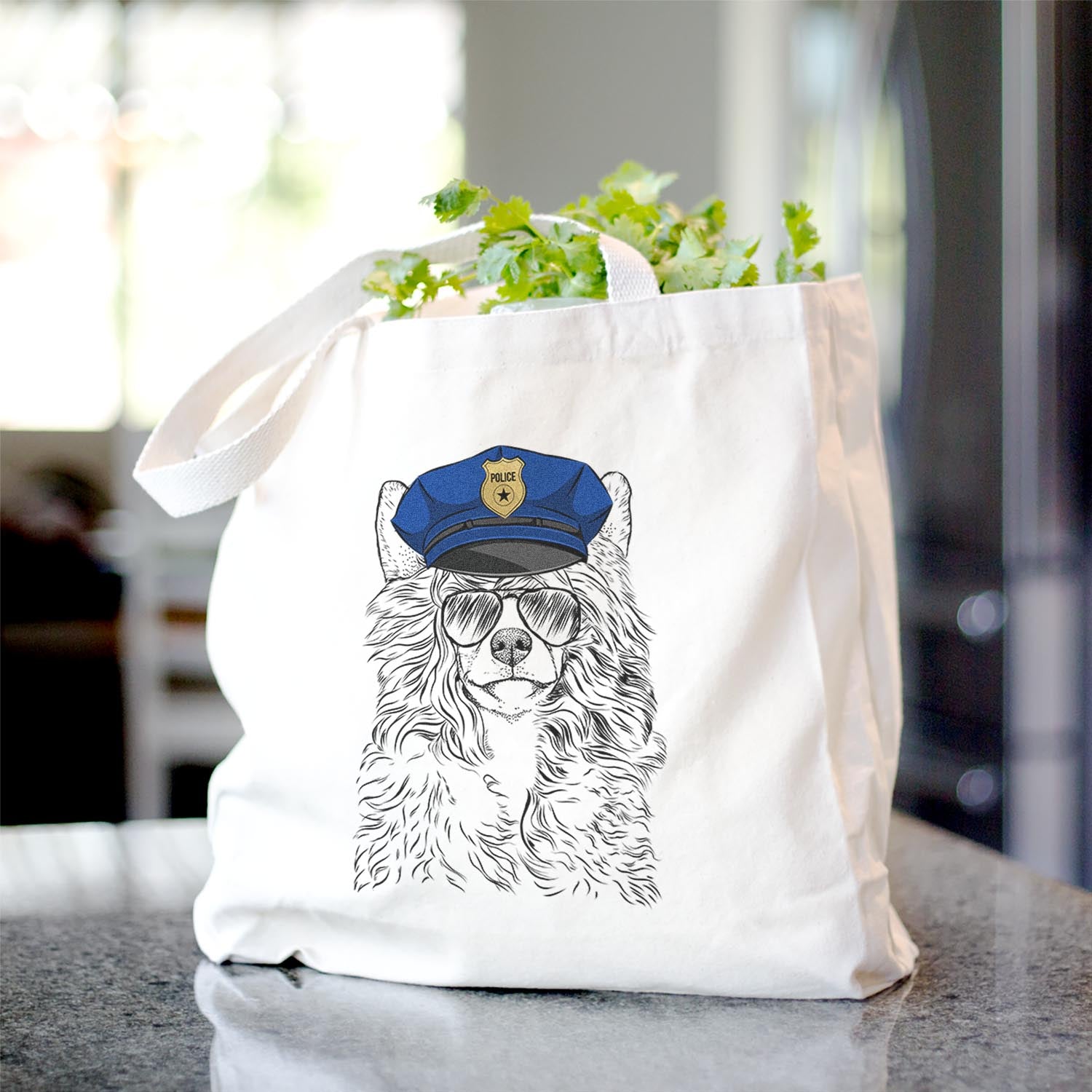 Preston the Powderpuff Chinese Crested - Tote Bag