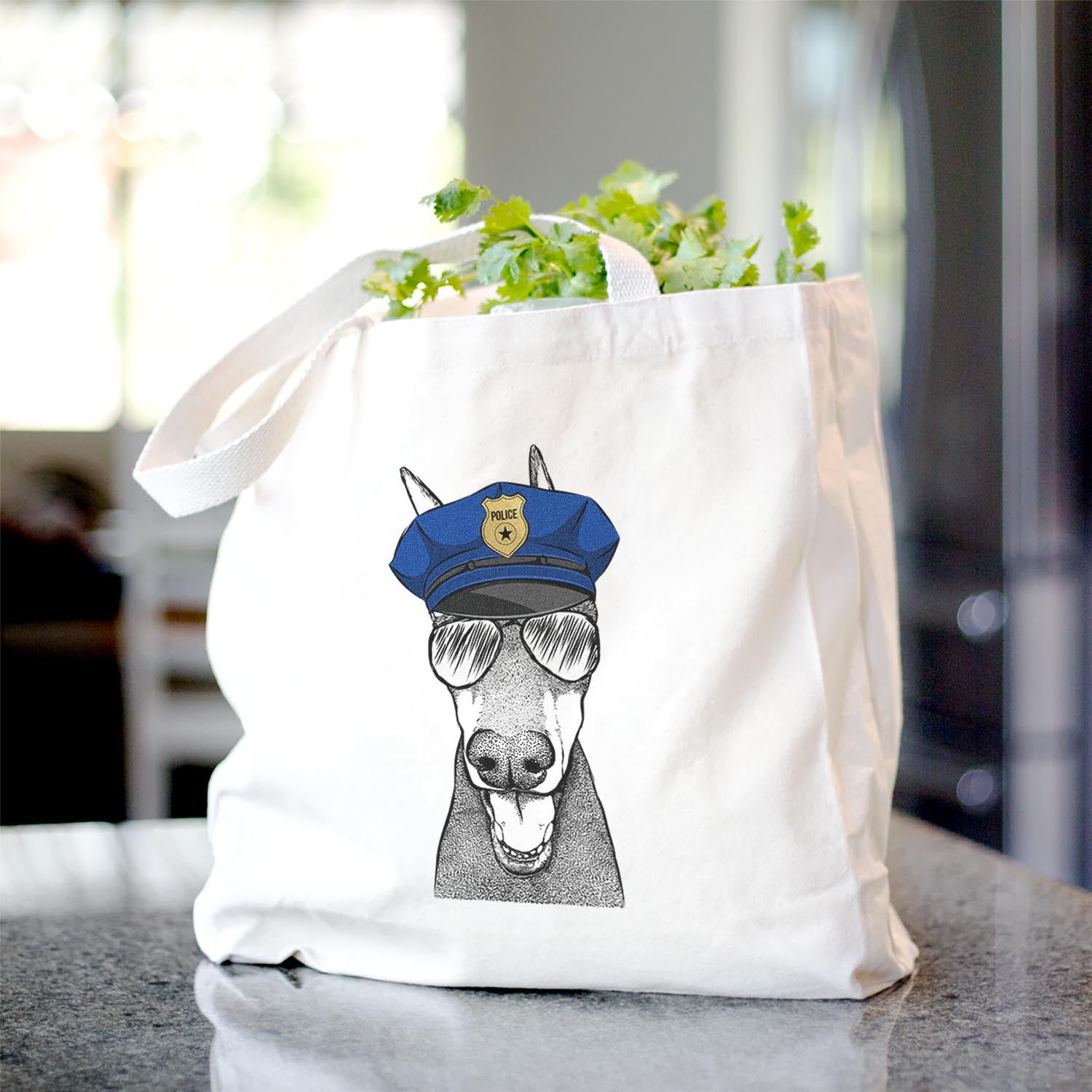 Sir Duke the Doberman Pinscher - Tote Bag