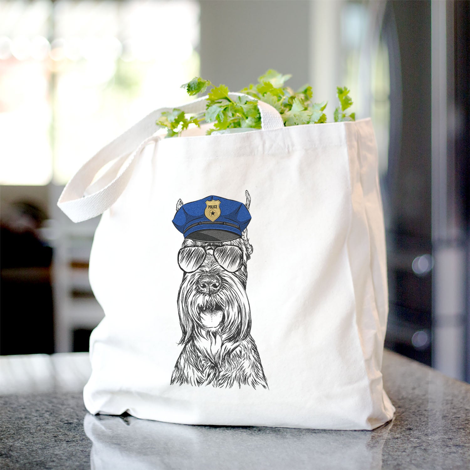 Zuri the Giant Schnauzer - Tote Bag