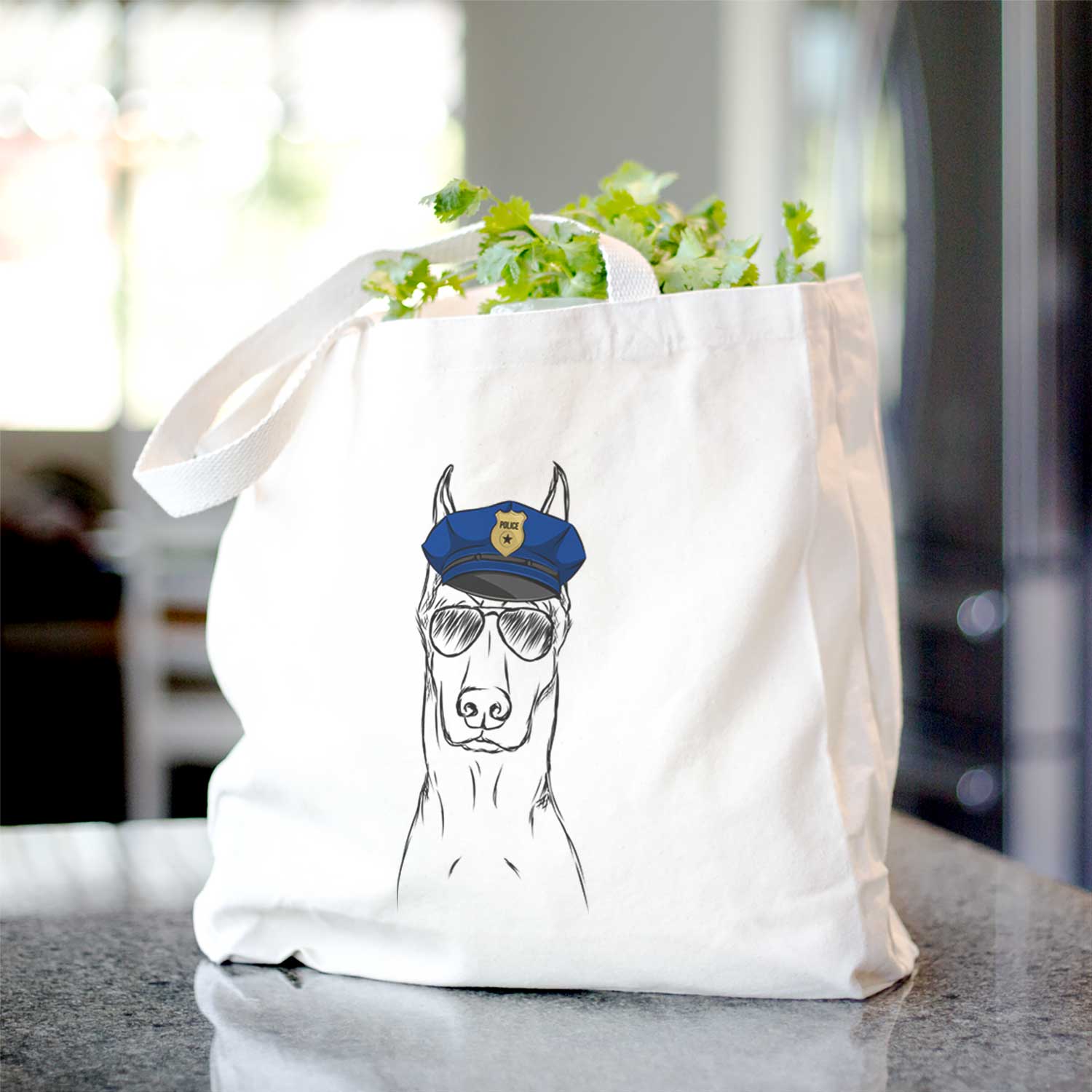 Ace the Doberman Pinscher - Tote Bag