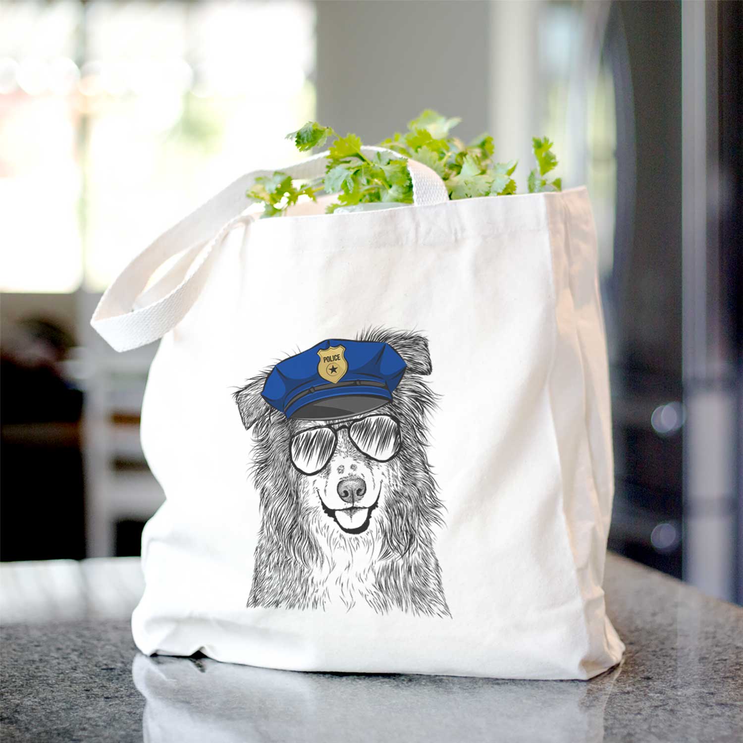 Aushe the Australian Shepherd - Tote Bag