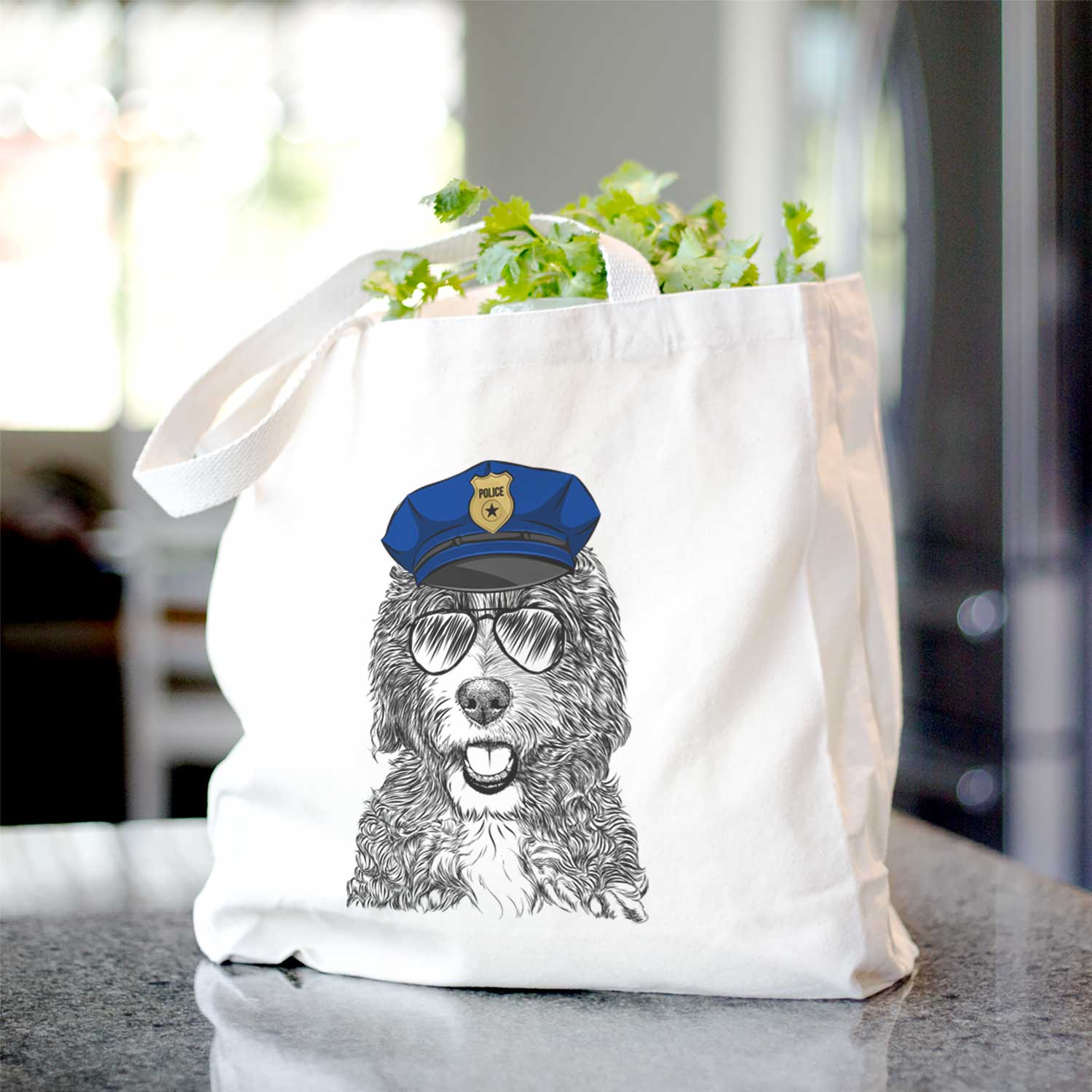 Bash the Bernedoodle - Tote Bag