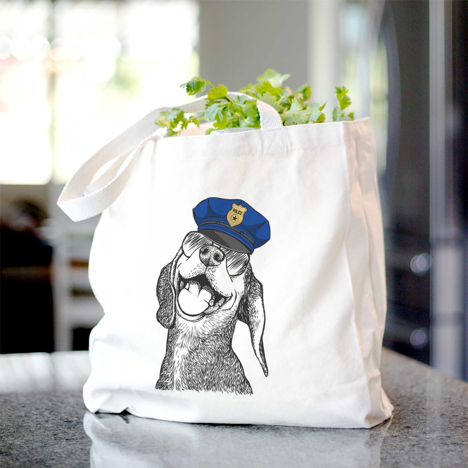 Belle the Hound Mix - Tote Bag