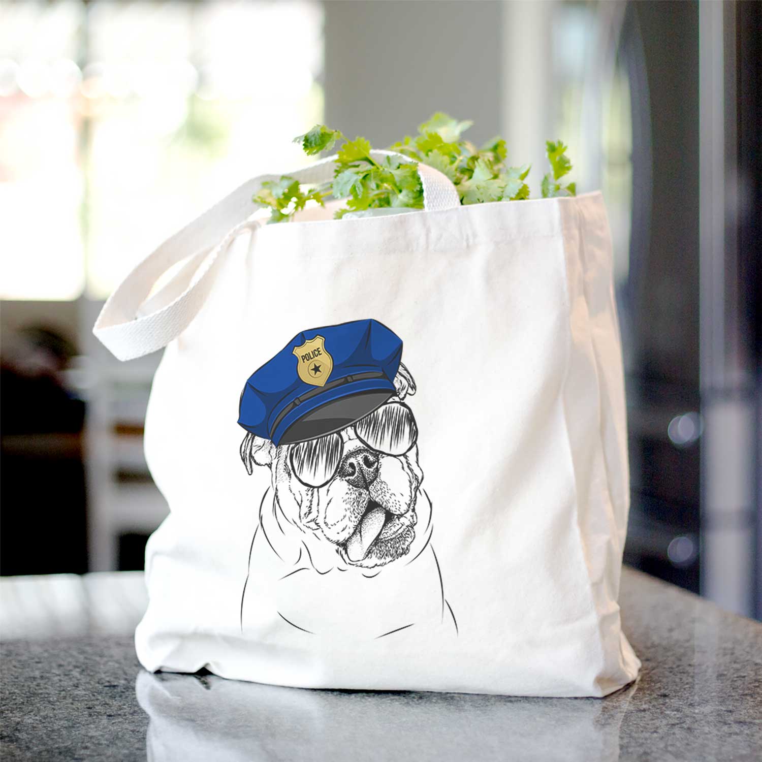 Benson the English Bulldog - Tote Bag