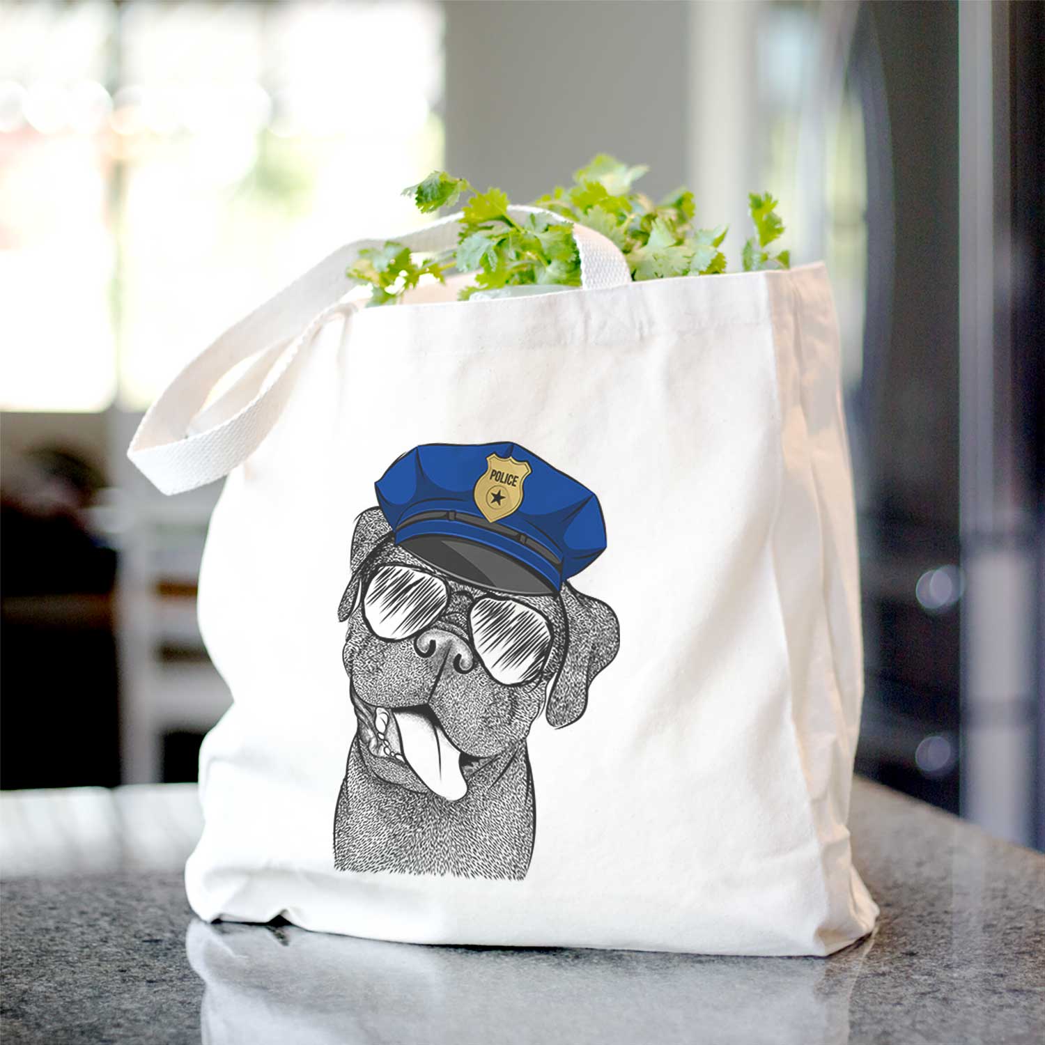 Dudley Danger the Pug - Tote Bag