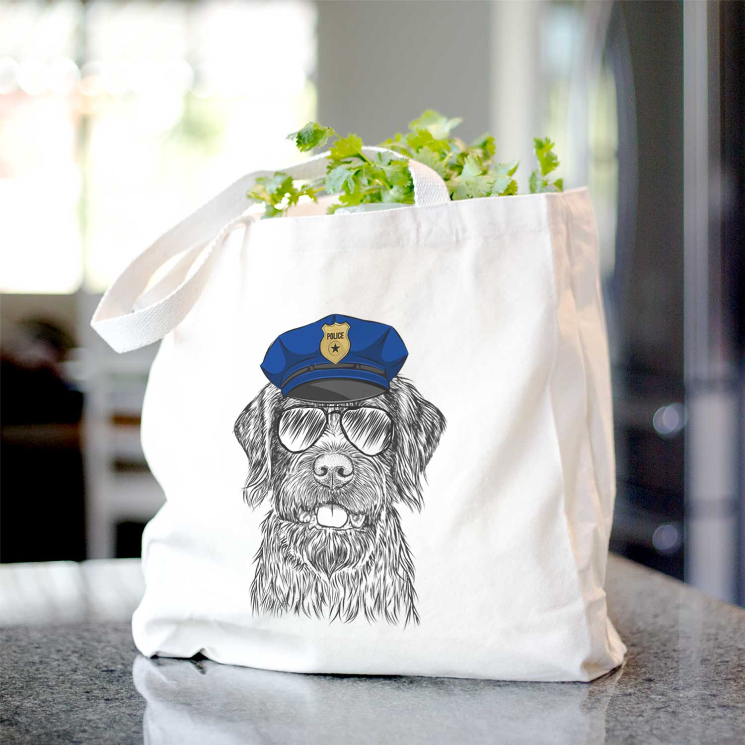 Fletcher the Wirehaired Pointing Griffon - Tote Bag