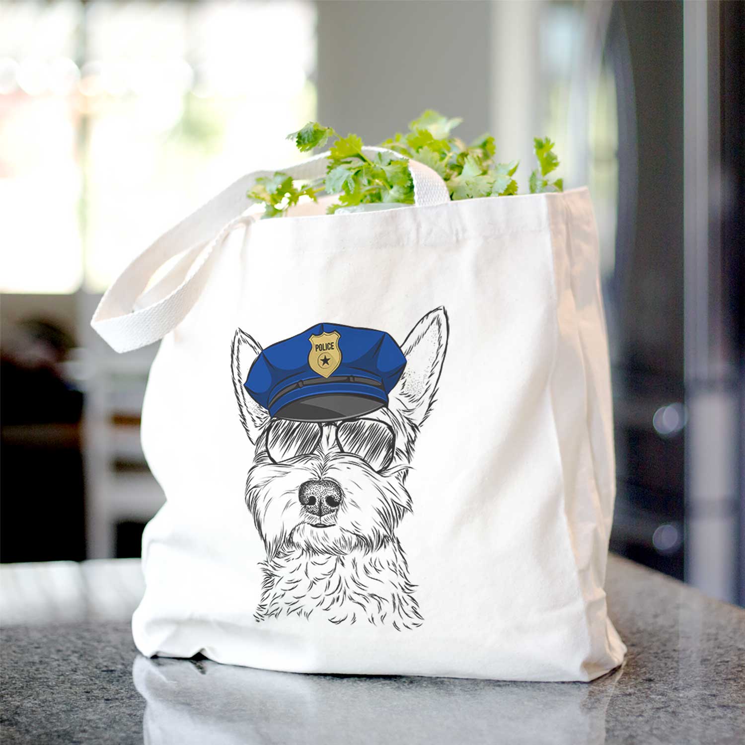 Grizel the West Highland Terrier - Tote Bag