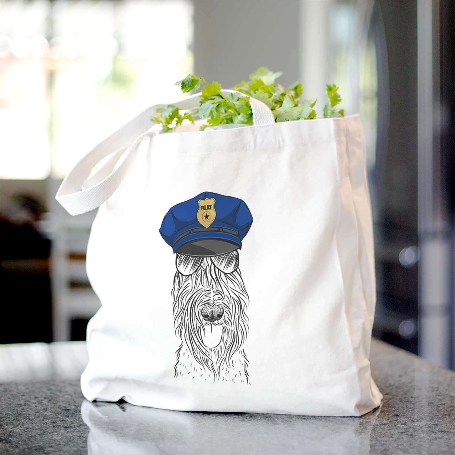 Kricket the Kerry Blue Terrier - Tote Bag