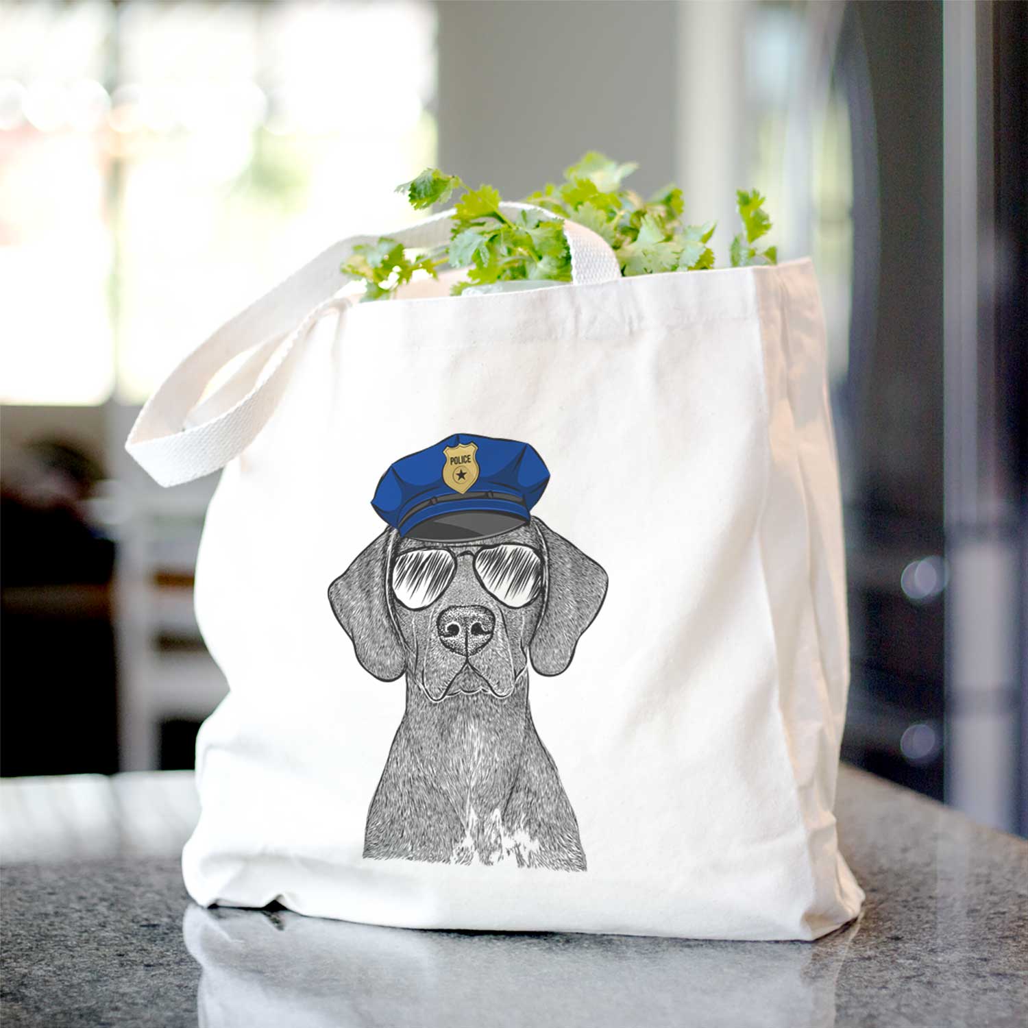 Lucifer the German Shorthaired Pointer - Tote Bag