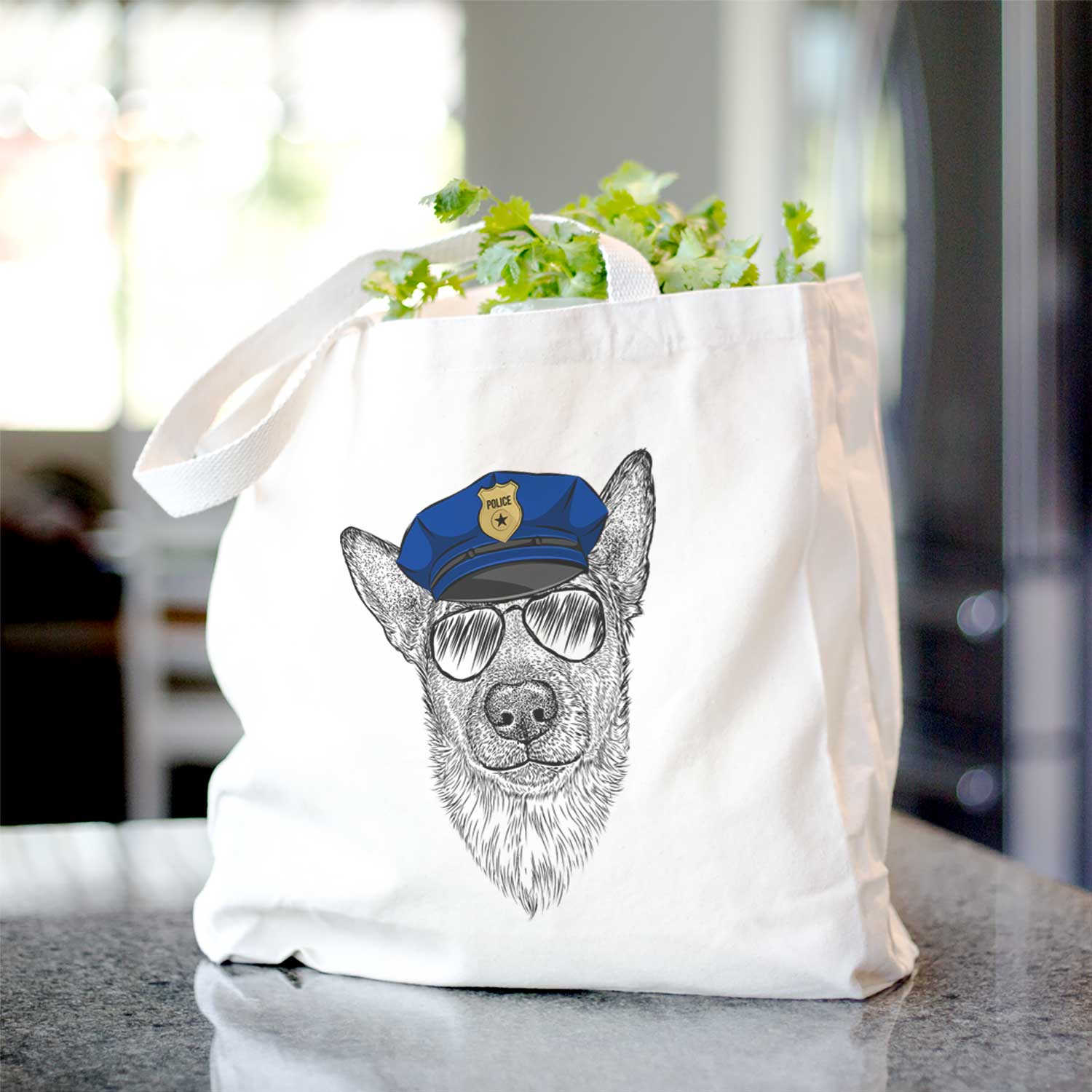 Luna the Shepherd Mix - Tote Bag