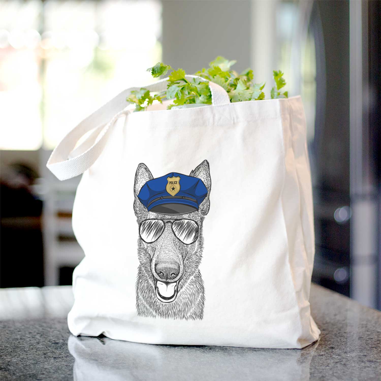 Nyx the German Shepherd - Tote Bag