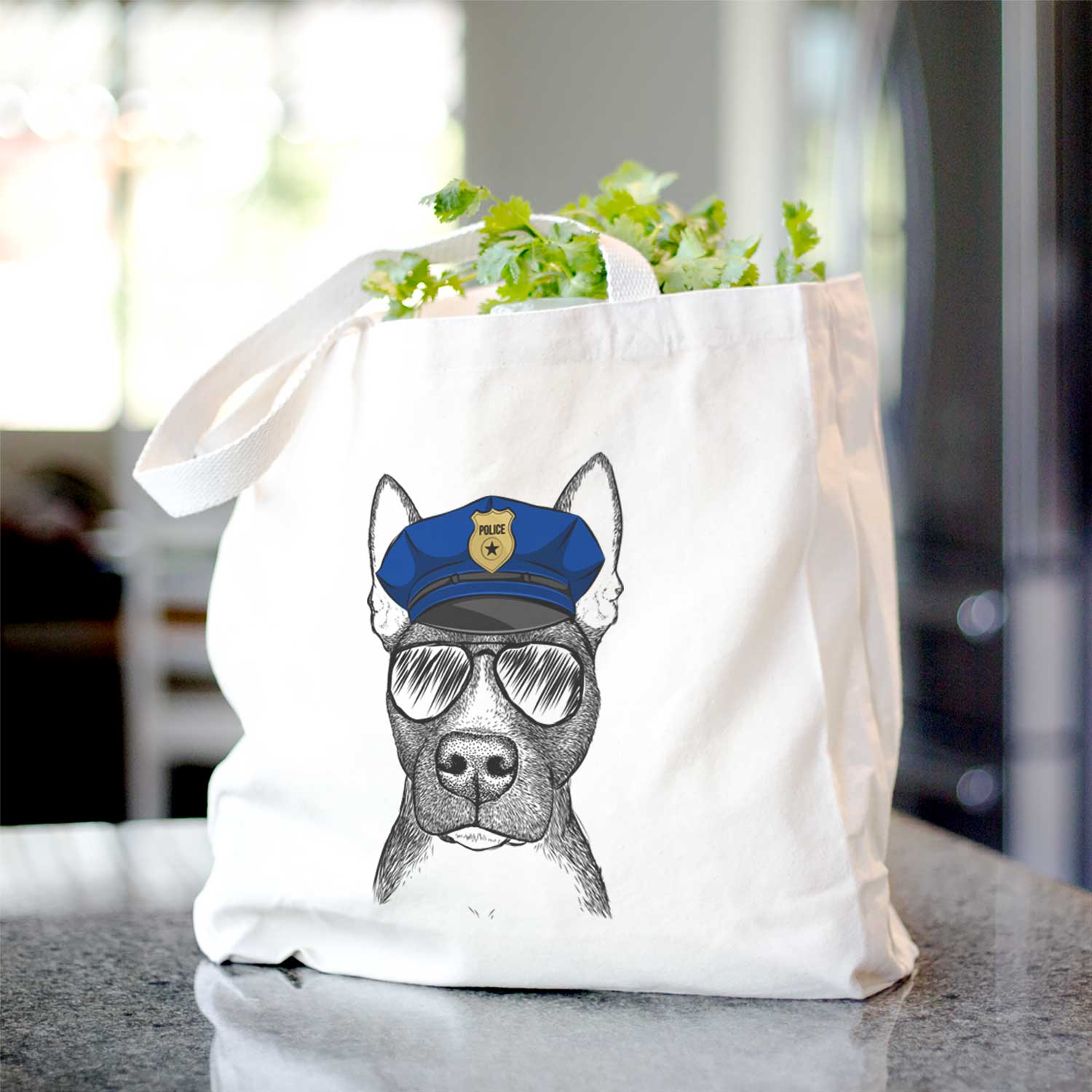 Violet the Pitbull - Tote Bag