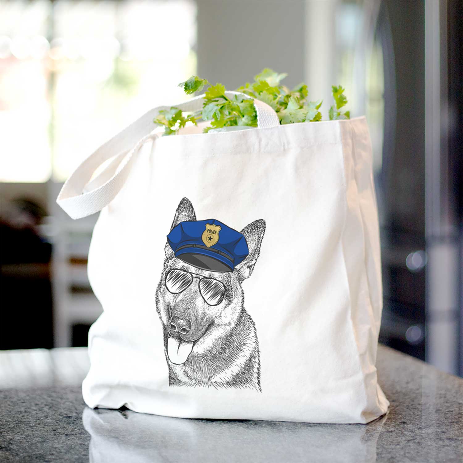 Whitaker the German Shepherd - Tote Bag