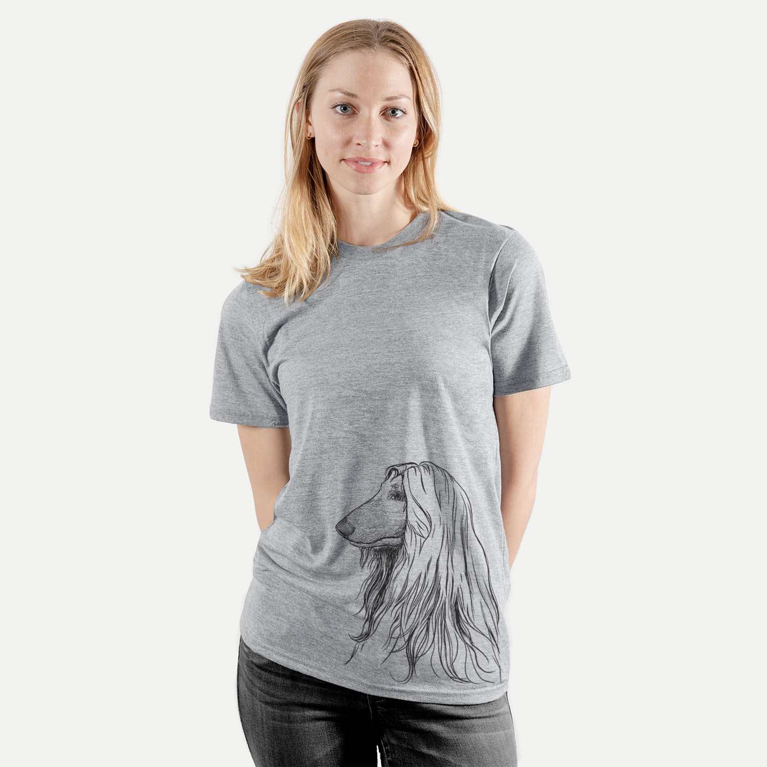 Profile Afghan Hound  - Unisex Crewneck