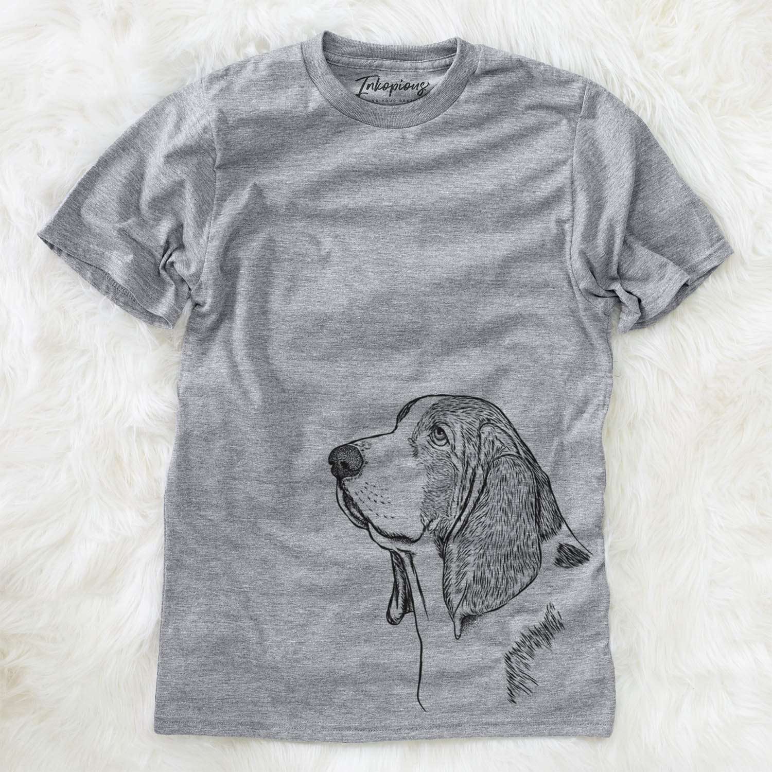Profile Basset Hound  - Unisex Crewneck