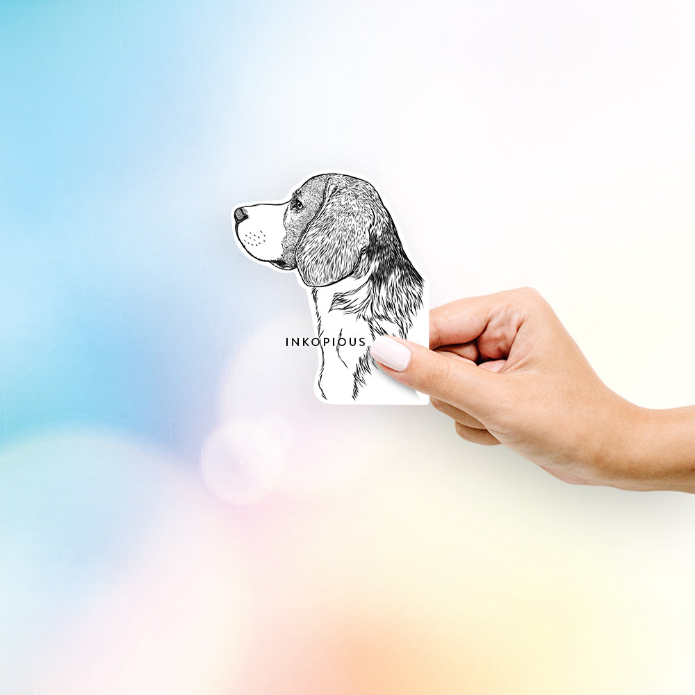 Profile Beagle - Decal Sticker