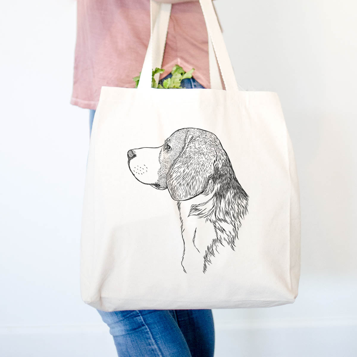 Profile Beagle  - Tote Bag