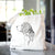 Profile Beagle  - Tote Bag