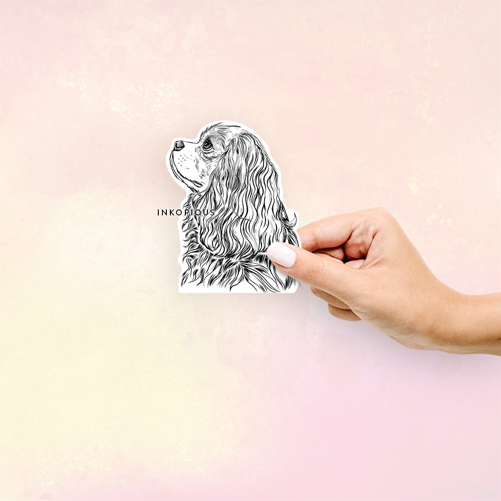 Profile Cavalier King Charles Spaniel - Decal Sticker