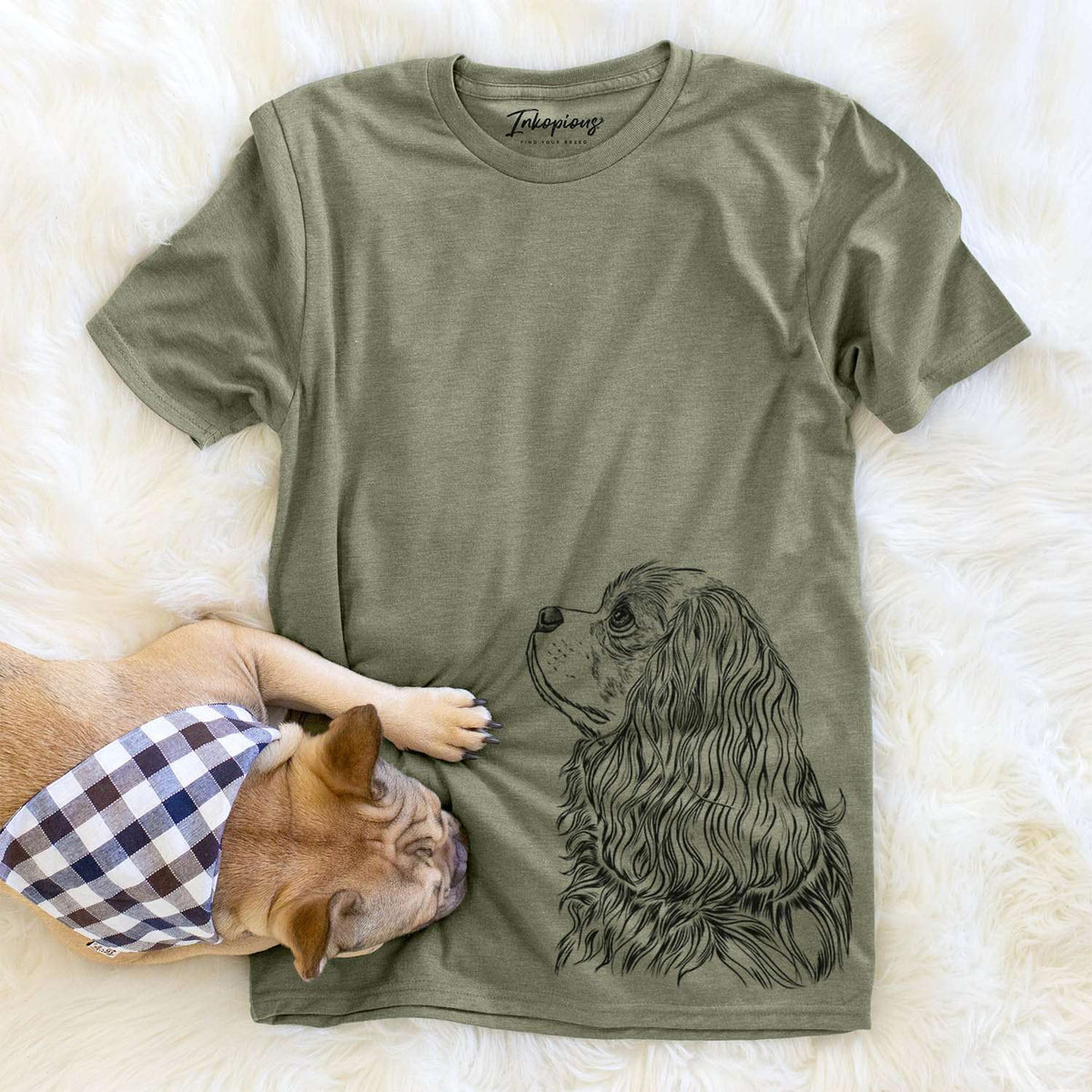 Profile Cavalier King Charles Spaniel  - Unisex Crewneck