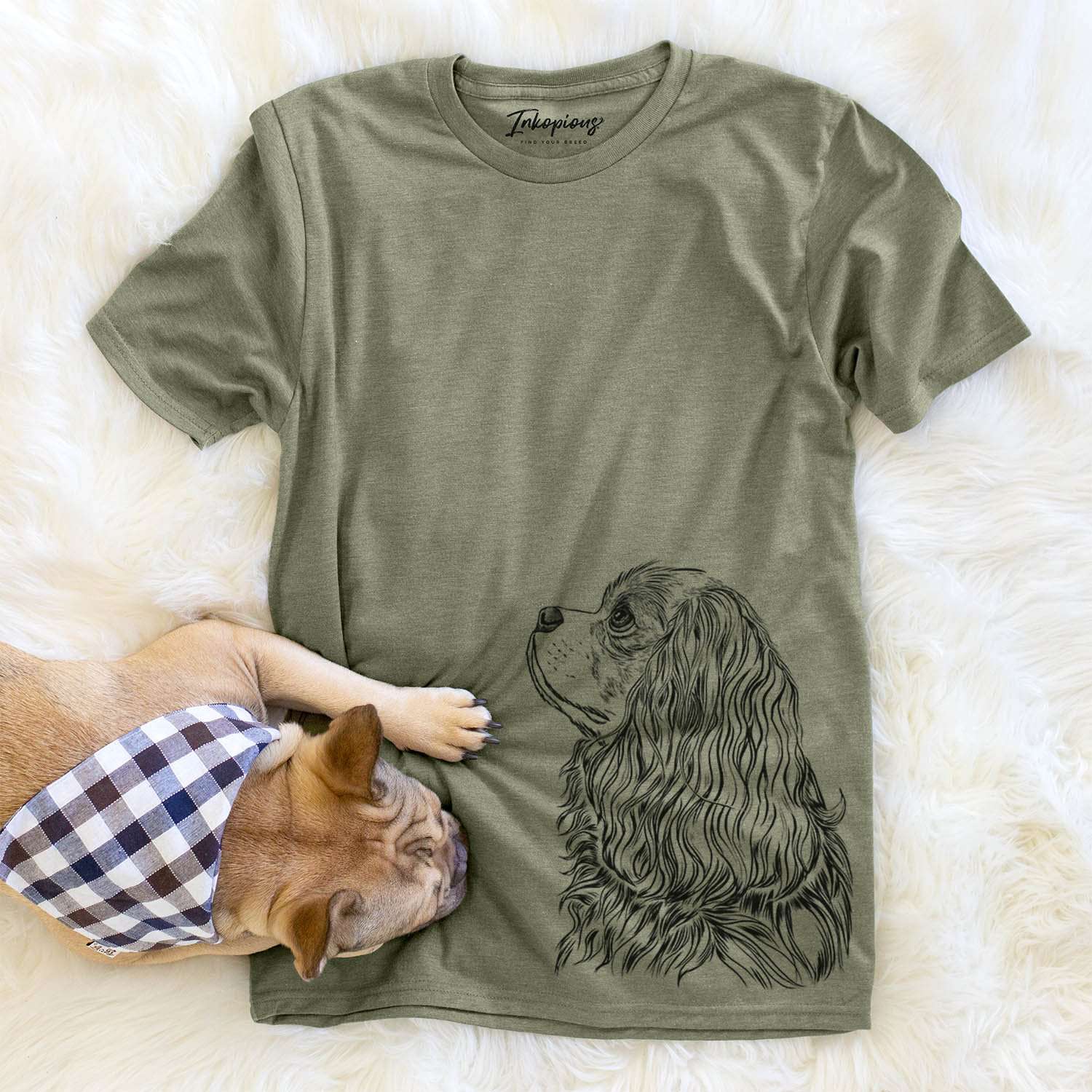 Profile Cavalier King Charles Spaniel  - Unisex Crewneck