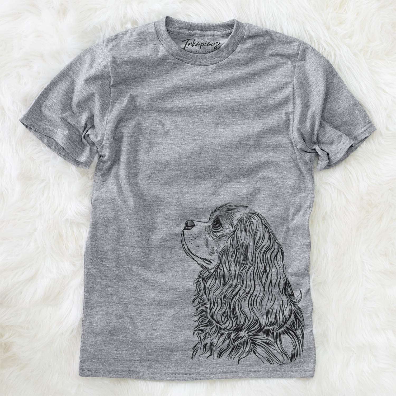 Profile Cavalier King Charles Spaniel  - Unisex Crewneck