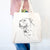 Profile English Bulldog  - Tote Bag