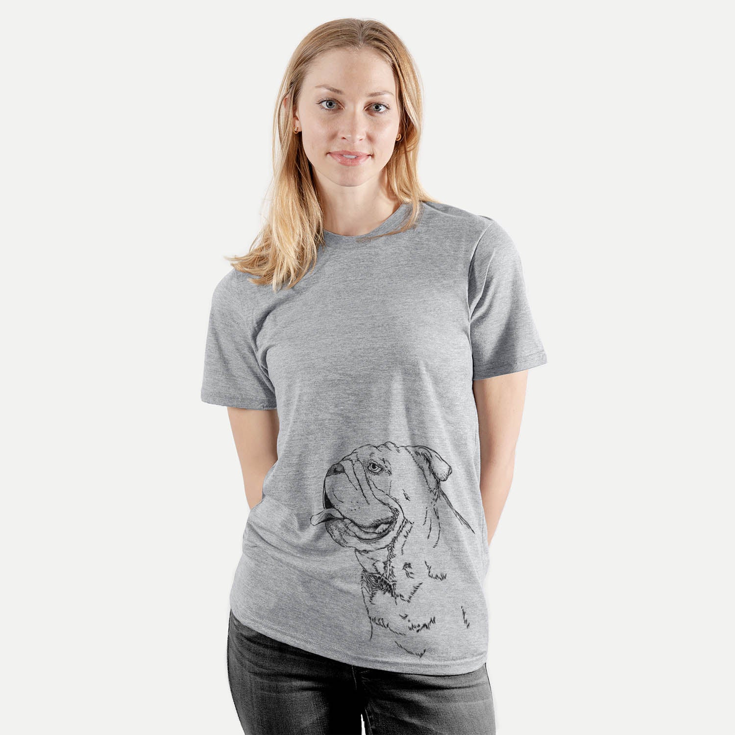 Profile English Bulldog  - Unisex Crewneck