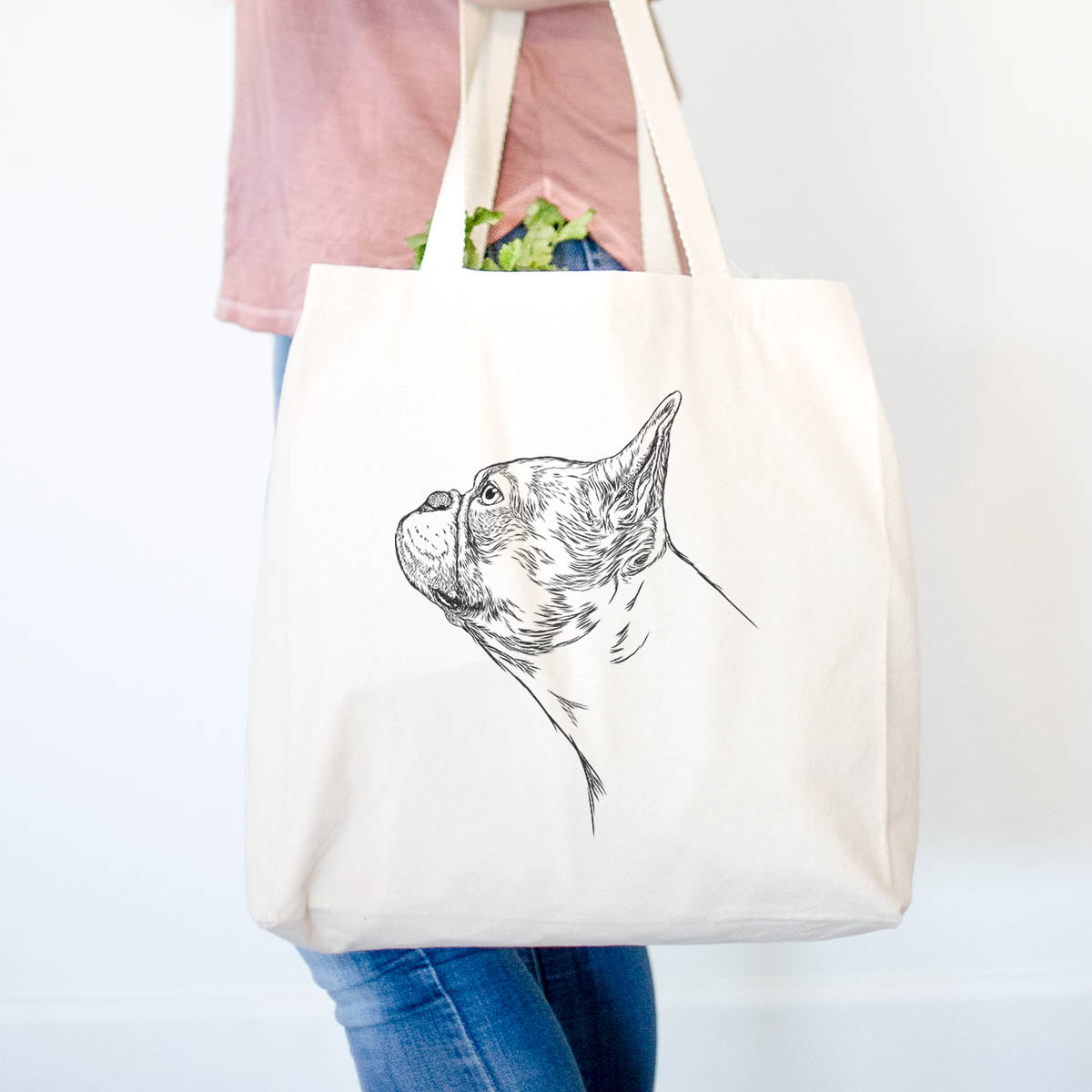 Profile French Bulldog  - Tote Bag