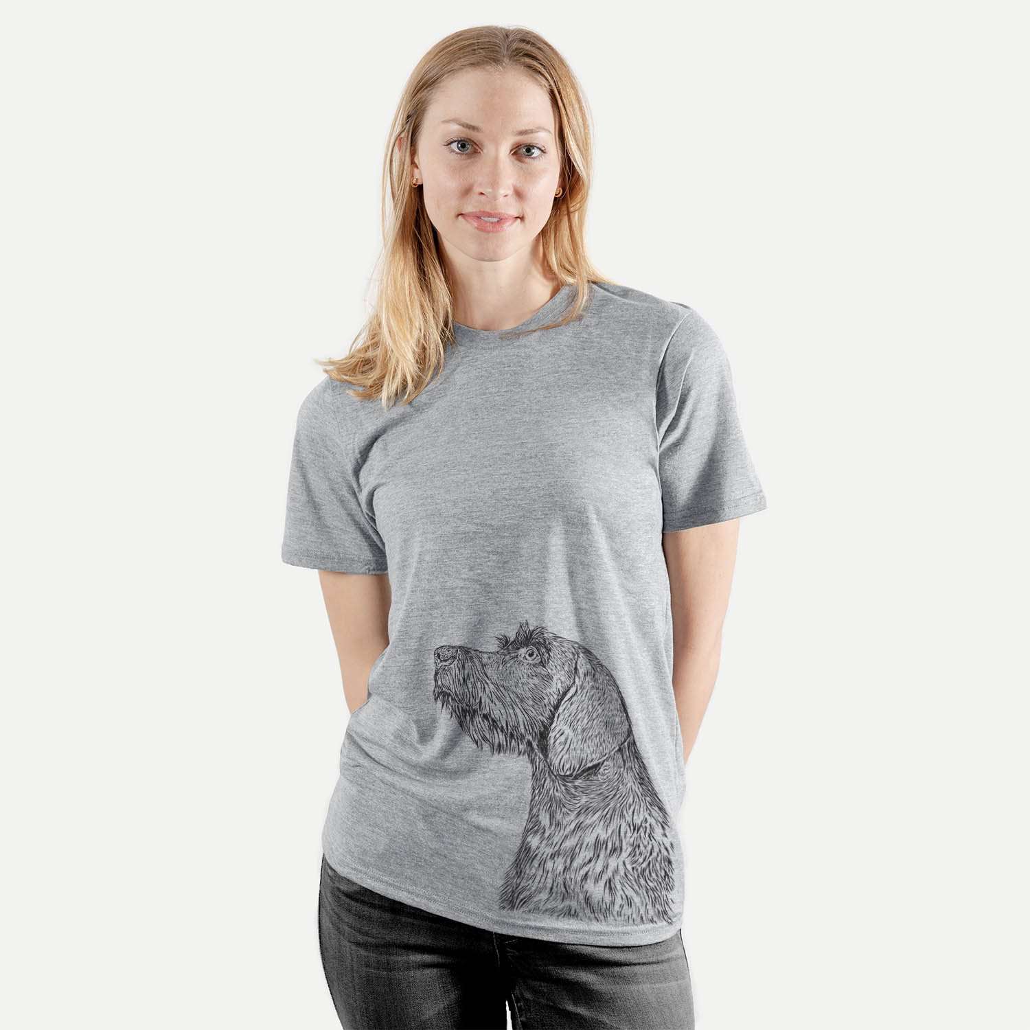 Profile German Wirehaired Pointer  - Unisex Crewneck