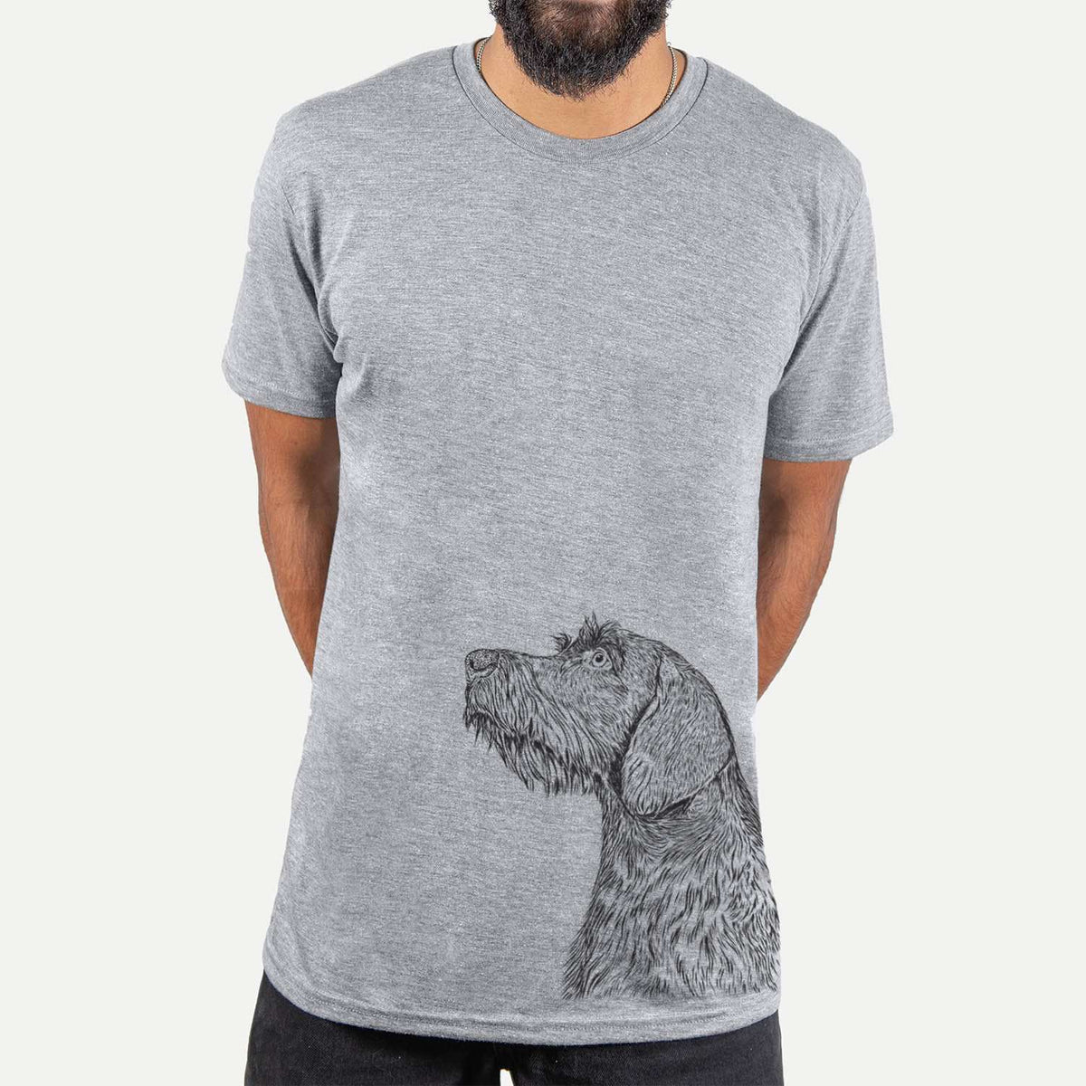 Profile German Wirehaired Pointer  - Unisex Crewneck