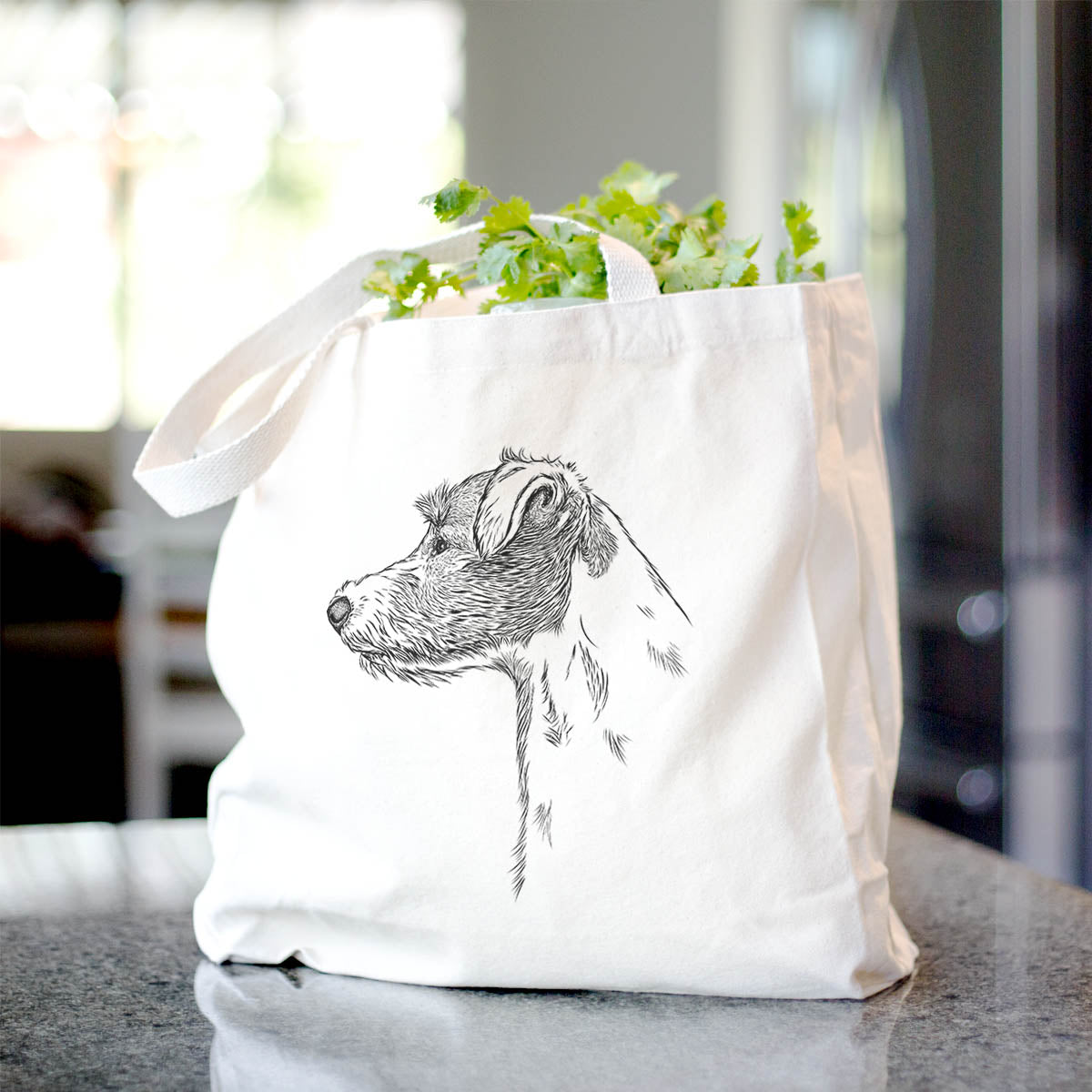 Profile Jack Russell Terrier  - Tote Bag