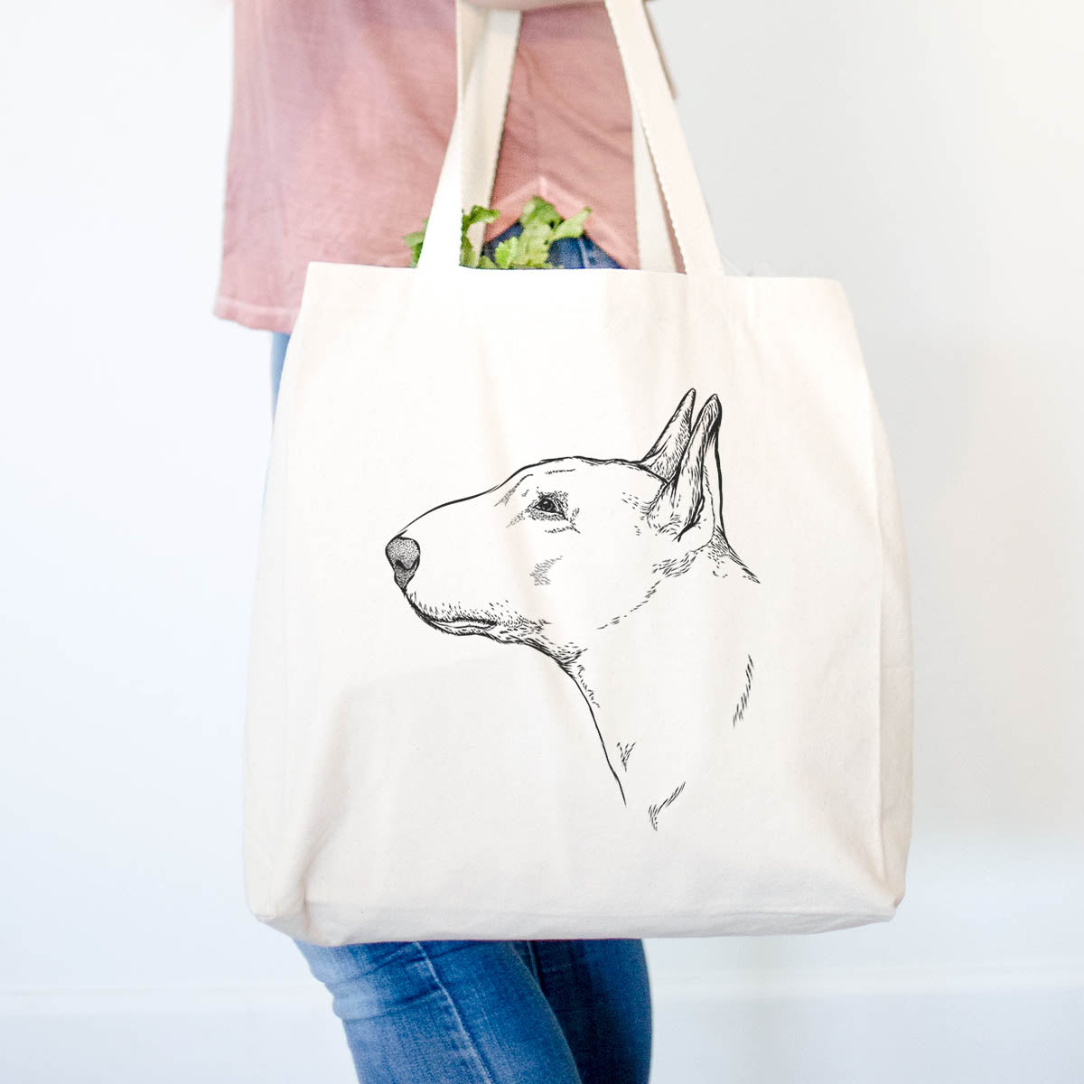 Profile Mini Bull Terrier  - Tote Bag