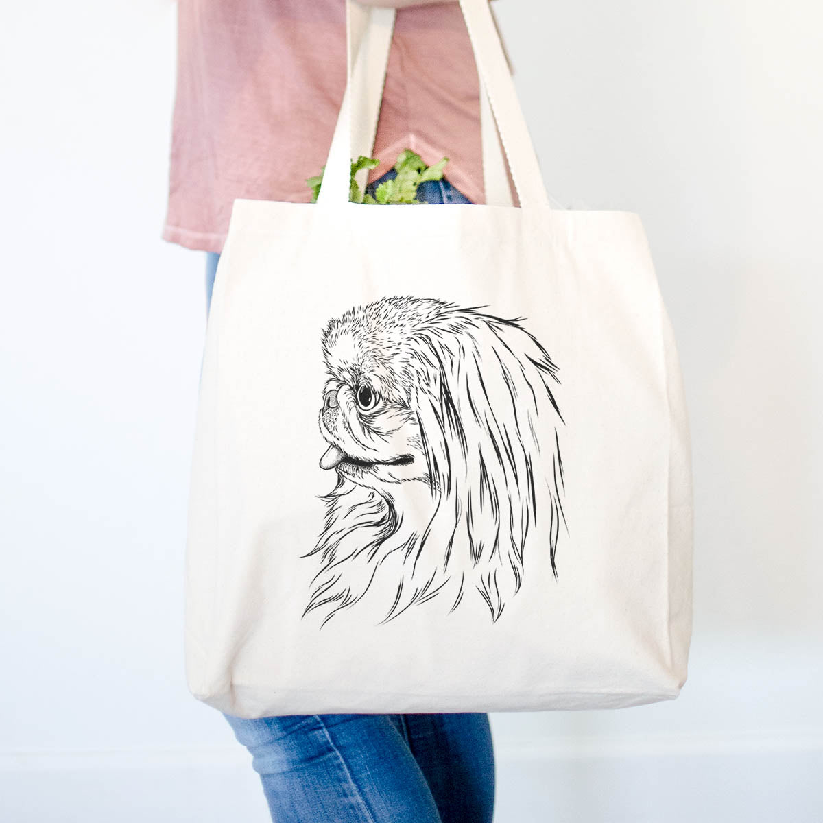 Profile Pekingese  - Tote Bag