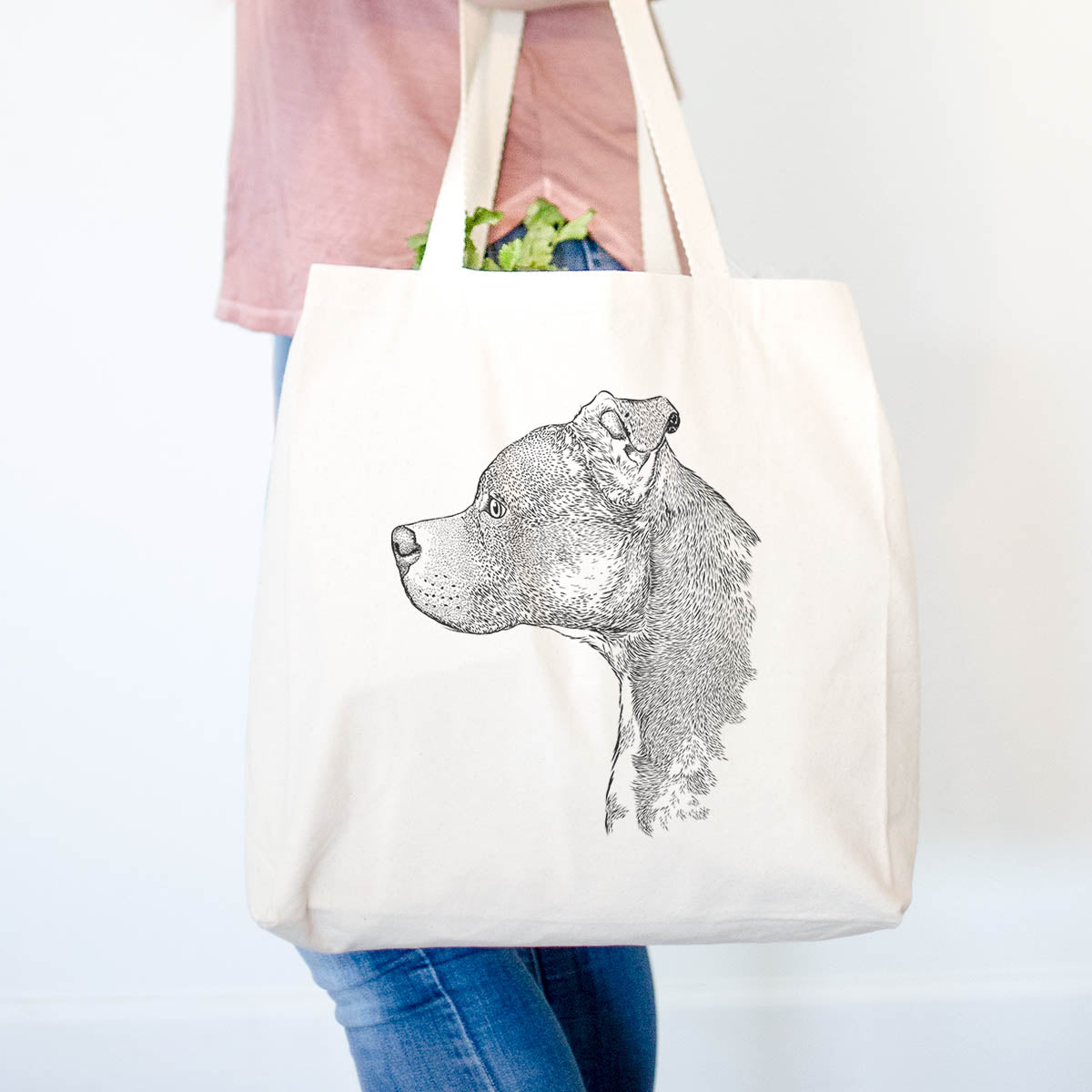 Profile Pitbull  - Tote Bag