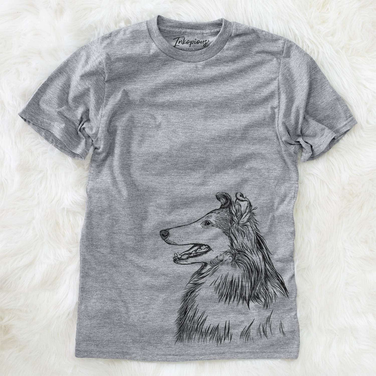 Profile Rough Collie  - Unisex Crewneck