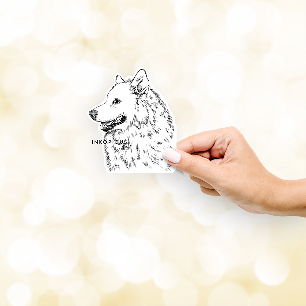 Profile Samoyed - Decal Sticker