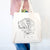 Profile Shar Pei  - Tote Bag