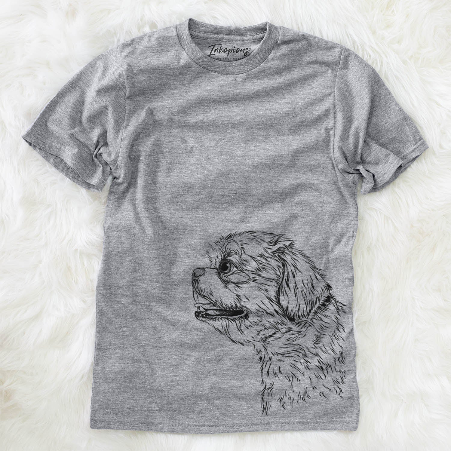 Profile Shih Tzu Puppy Cut  - Unisex Crewneck