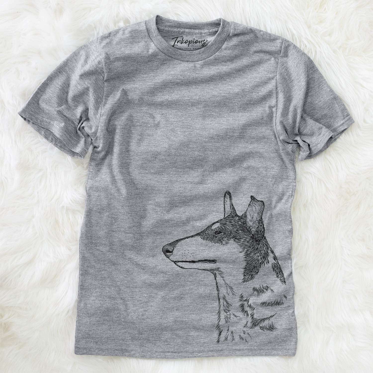 Profile Smooth Collie  - Unisex Crewneck