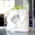 Profile West Highland Terrier  - Tote Bag