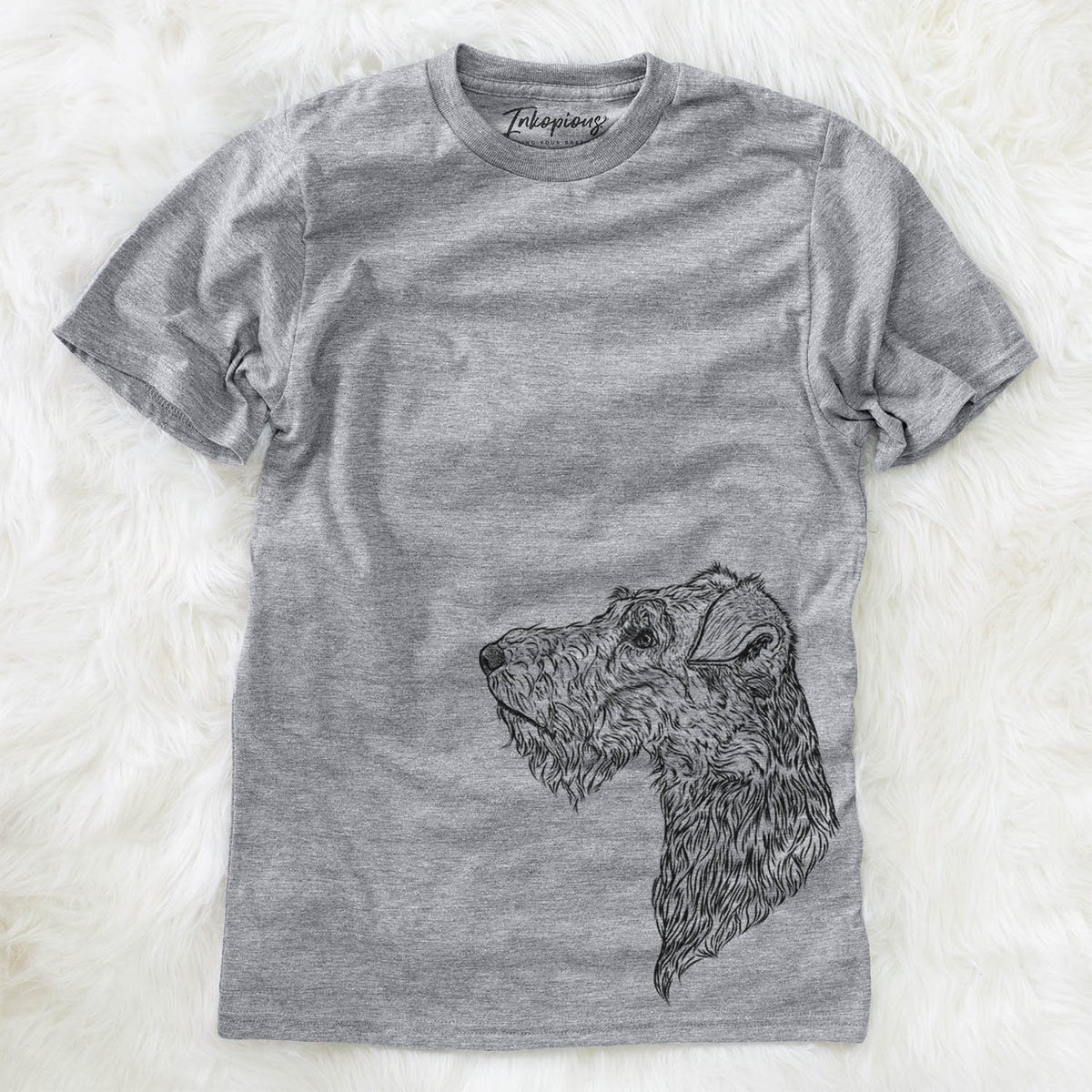 Profile Wire Fox Terrier  - Unisex Crewneck