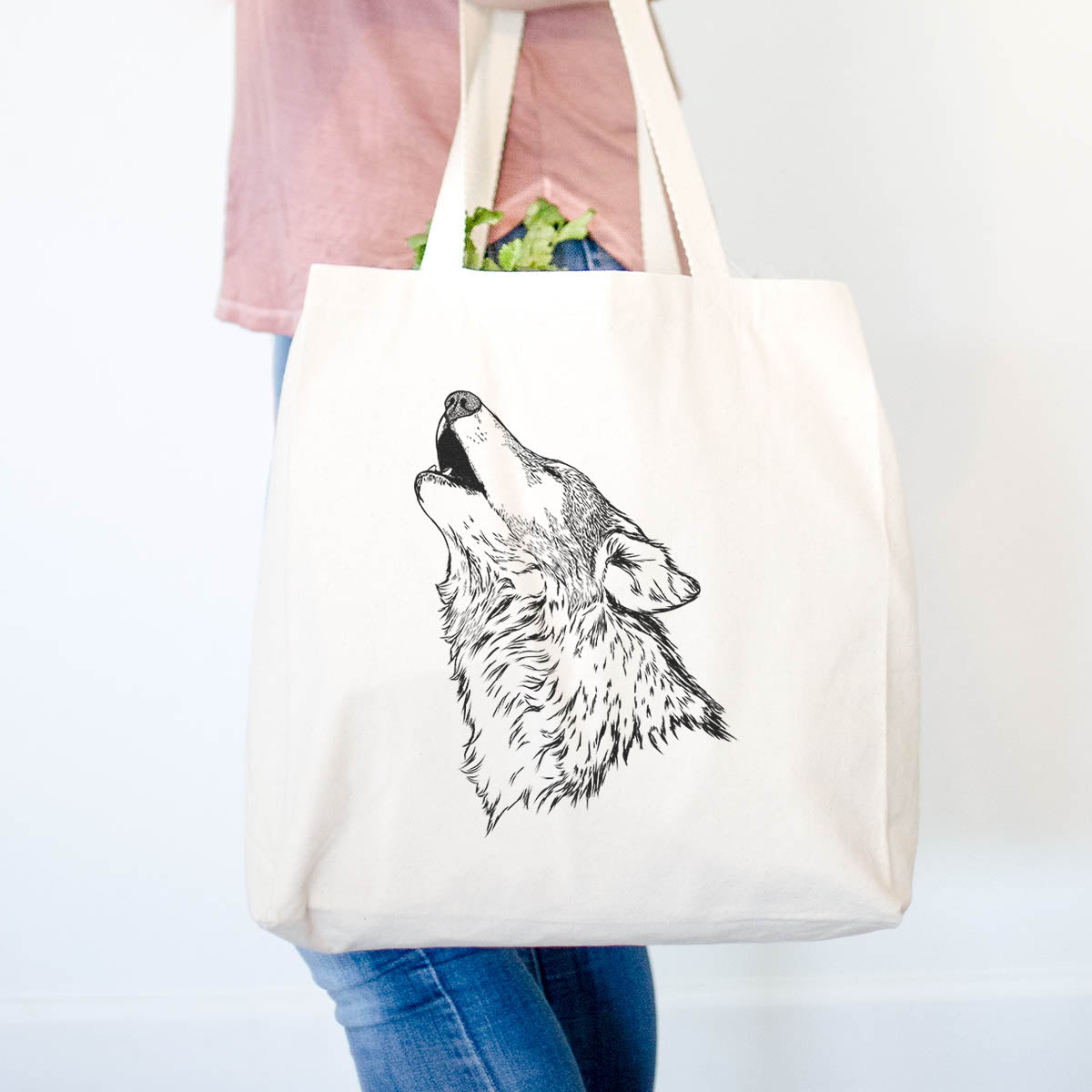 Profile Wolf  - Tote Bag